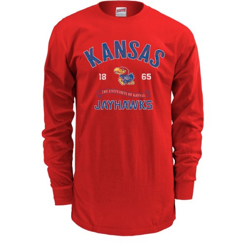 Soffe Kansas Jayhawks Men's Long Sleeve T-Shirt Extra Large