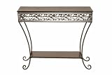 Benzara 69167 Metal Console Table