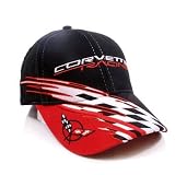 Chevrolet Corvette C5 Logo Racing Checkered Flag Baseball Cap