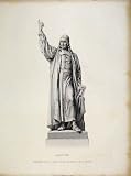 ENGRAVED BY HUNT STATUE BAXTER FINE ART c1877 OLD PRINT