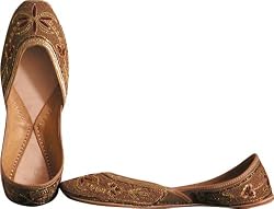 Beaded & Sequin Indian Khussa Belly Dance Shoes for Women Handcrafted Casual Footwear Available in Various Sizes