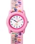 Timex Kids' T7B591 Pink Flowers Stretch Band Watch
