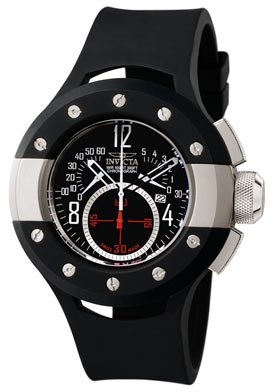 Men's S1 Chronograph Black Polyurethane