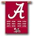 NCAA Alabama Crimson Tide Championship Year Two-sided Banner