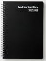 academic year diary 2012 - 2013 week to view 18 months - spiral wire wiro bound black cover WTV - for homework/student/school/college