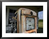 Vintage Gas Pump Recalls the Open American Road and Cheaper Prices
National Geographic Collection Framed Art Poster Print by Stephen
St. John, 31x25