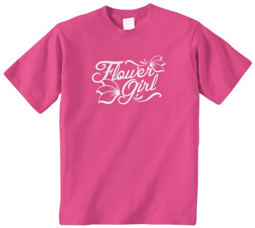 Threadrock Big Girls' Flower Girl Youth T-Shirt