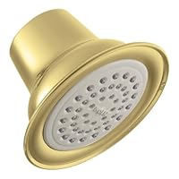 Moen 6303P Easy Clean XLT Single Function Shower Head, Polished Brass