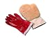 SHEEPSKIN PRO MITT WITH INTERIOR RUBBER GLOVE SHEEPSKIN PRO MITT WITH INTERIOR RUBBER GLOVE