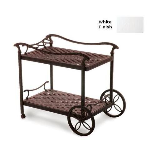 Meadow Decor Universal Serve Cart - White Finish
