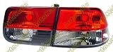 Review AutoHalo  / 96-00 HONDA CIVIC EURO TAIL LIGHTS - RED / CLEAR - 2DR - KS