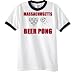 Massachusetts Beer Pong Ringer T-Shirt