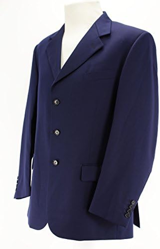 Linex Ter Blue Virgin Wool Men's Three Button Suit Size 54/4 Regular