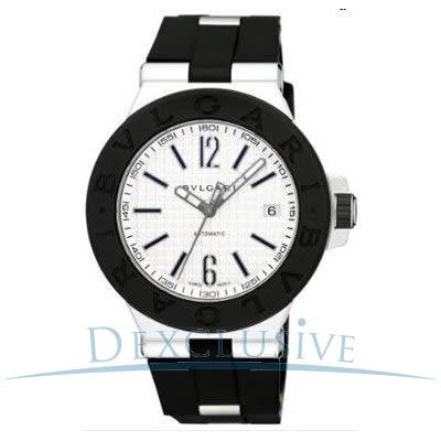 Bvlgari Men's BVL101630 Diagono Silver Dial Watch