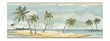 York Wallcoverings BG1657BDSMP Border Portfolio Tranquil Islands 8-Inch x 10-Inch Wallpaper Border M