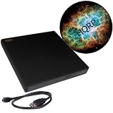 HQRP External USB 2.0 Slim DVD / CD-RW Drive (Black) for Lenovo IdeaPad S9e / S10e / S10-2 / S12 Netbook / Subnotebook plus HQRP Coaster