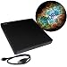 HQRP External USB 2.0 Slim DVD / CD-RW Drive (Black) compatible with Lenovo IdeaPad S9e / S10e / S10-2 / S12 Netbook / Subnotebook plus HQRP Coaster image 3