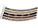 Apparel : Wide Contour Strap Belts w/harness buckle, studs & grommet pattern