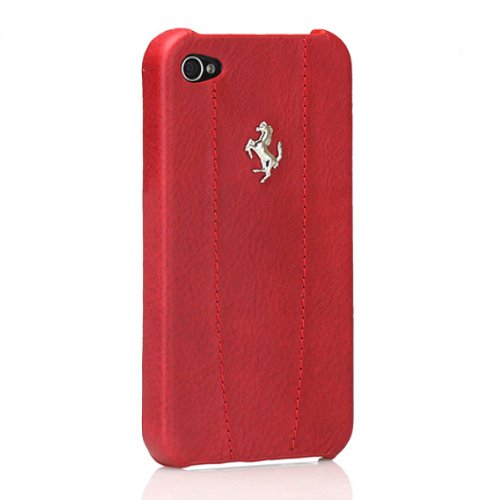 Ferrari GT レザーモデナケースiPhone4 レッド