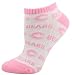 Search : Chicago Bears Ladies Pink No Show Socks
