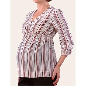 Motherhood Maternity: 3/4 sleeve smocked maternity shirt