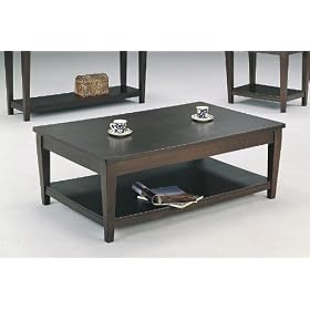Cappuccino Finish Wood Occasional Coffee Table By Coaster Furniture