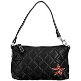 MLB Houston Astros Ladies Black Wristlet Quilted Purse