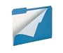 Pendaflex R15213BLU Pendaflex 2-Ply, Reinforced, File Folders, 1/3 Cut, Top Tab, Ltr, Blue, 100/Box