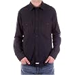 CP Company washed navy long sleeve shirt. CP6774.