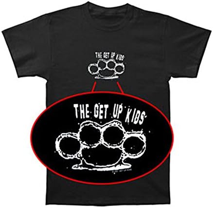 Get Up Kids Men's Brass Knuckles T-shirt X-Large Black