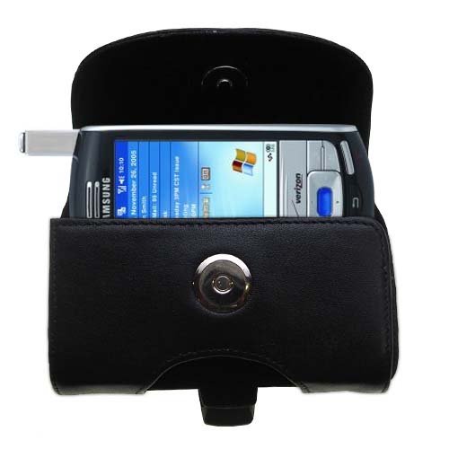Horizontal Leather Case with Belt Clip/Loop for the Samsung SCH-i730