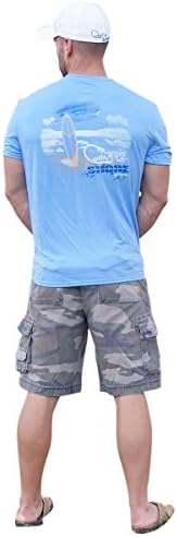 Country Shore Country Shore Beach Carolina Blue Soft Performance T-Shirt - X-Large