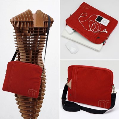 miim 11.6 Inch Luxurious Gold Red Suede Pouch LENOVO Thinkpad Laptop Cold-shoulder Strap Bag Sleeve Case For Women Faithful Shipping