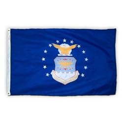 Valley Forge Nylon United States  Air Force Flag, measures 3-Foot x 5-Foot