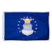 Valley Forge Nylon United States  Air Force Flag, measures 3-Foot x 5-Foot