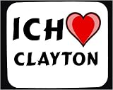 Produkt-Bild: Mauspad mit Ich liebe Clayton Dekoration