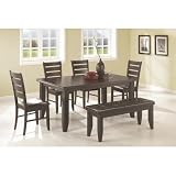 Corrigan 6 Piece Dining in Cappuccino