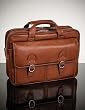 Mcklein USA 15564 Kenwood S Series Leather Laptop Case - Brown