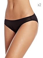 Selene Pack x 2 Braguitas Malaury (Negro)
