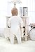 BABE MAPS Unisex Baby's Long Sleeve Footie 100% Cotton (12 Months, I Am Your Bear) Newborn Footed Onesie