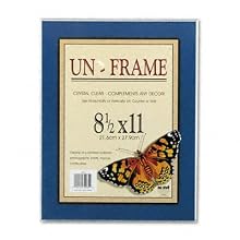 Nu-Dell Un-Frame Box Photo Frame, Plastic, 8.5 x 11 Inches, Clear (30085)