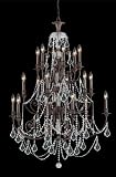 Crystorama Lighting 5117-EB-CL-MWP 18 Light Regis Crystal