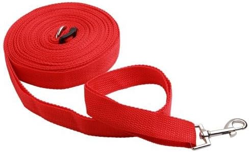 Red 50ft/15m Long Dog Pet Puppy Training Obedience Lead Leash