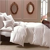 Heirloom Hungarian Goose Down Comforter in White Size: Oversized King