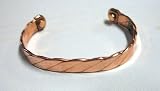 Copper Magnetic Cuff Bangle Adjustable Size Bracelet
