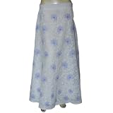 Embroidered Long Skirts Printed Cotton Dress India Size 10