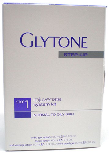 Glytone, Normal to Oily Skin, Step 1, rejuvenate system kit 4 Pcs, 12.7-Ounce Package