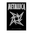 Metallica Ninja Star Cloth Textile Fabric Poster Flag