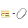 World's Greatest Dad Italian Charm Bracelet