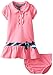 Nautica Short Sleeve Polo Dress Pink